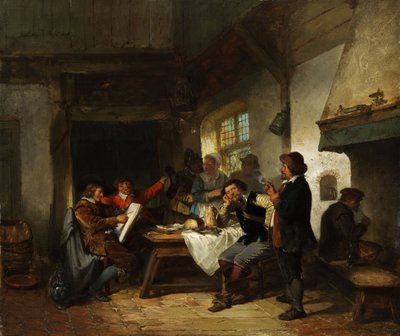 Painter in a Tavern by Herman Frederick Carel Ten Kate